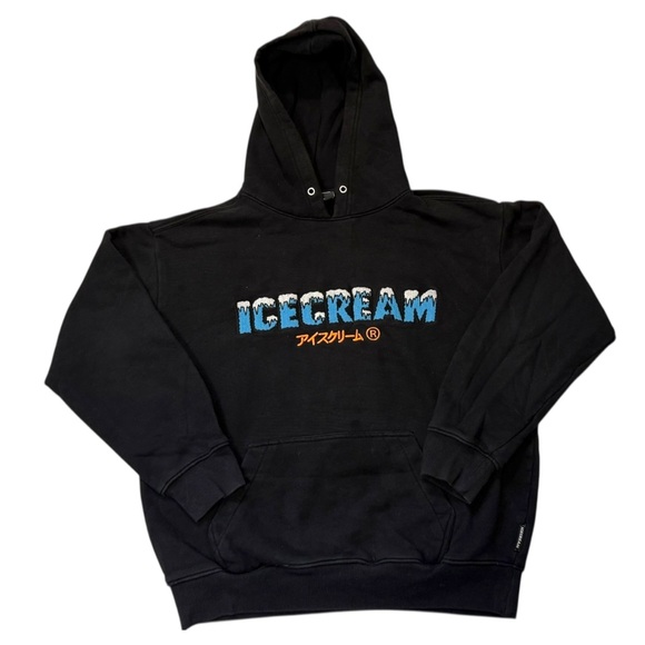 Icecream Other - Icecream Men's Black and Blue Pullover Hoodie - Small